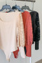 And The Why Textured Puff Sleeve Bodysuit