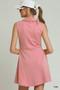 Umgee Collared Quarter Zip Tennis Dress