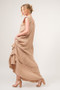 And The Why Washed Fringe Detail Tiered Dress