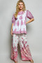 POL Vintage Hand Block Print Floral Woven Blouse