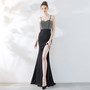 Sexy Night Long Fishtail Straps Dress Formal Party Evening Dress