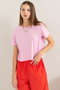 HYFVE Round Neck Cropped T-Shirt