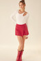 Idem Ditto Front Cut Out Long Sleeve Knit Top