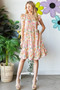 Heimish Full Size Floral Ruffled V-Neck Dress