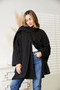 HEYSON Full Size Open Front Cardigan with Scarf Design