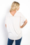 Be Stage Full Size V-Neck Short Sleeve Ribbed Top
