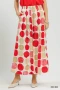 Umgee Dot Print Wide Leg Pants