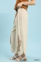 Umgee Linen Embroidered Wide-Leg Boho Pants