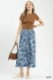 Umgee Stone Wash Wide Leg Crop Pants