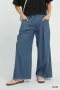 Umgee Stone Washed Wide Leg Pants