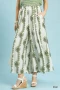 Umgee Geometric Boho Print Wide Leg Pants