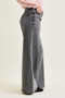 Judy Blue Mid Rise Palazzo Split Back Yoke