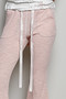 POL Drawstring Textured Ribbed Knit Pants