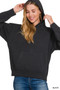 Zenana Fleece Kangaroo Pocket Hoodie