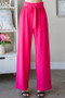 Heimish Full Size Front Tie Pants with Paperbag Waistband Plus Size