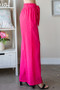 Heimish Full Size Front Tie Pants with Paperbag Waistband Plus Size
