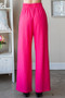 Heimish Full Size Front Tie Pants with Paperbag Waistband Plus Size