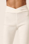 Mittoshop Surplice V Waist Flare Pants