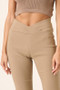 Mittoshop Surplice V Waist Flare Pants