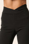 Mittoshop Surplice V Waist Flare Pants