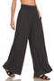 Zenana Smocked Waist Wide Leg Palazzo Pants