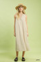 Umgee Chevron Stripe Sleeveless Midi Dress