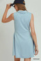 Umgee Collared Quarter Zip Tennis Dress