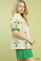 Umgee Petal Parade Print Button-Down Blouse