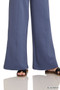 Zenana Scuba Collared Pullover & Center Seam Pants Set