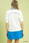 Umgee Striped Collar Popover Top