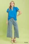 Umgee Scalloped Ruffle Sleeve Top