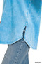 Zenana French Terry Washed Curved Hem Top