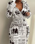 Women'S Printed Tunic Pocket Casual Dress