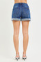 RISEN Slouchy Cuffed Denim Shorts