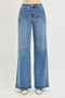 RISEN Tummy Control Elastic Band High Rise Wide Jeans