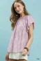 Umgee Umgee Floral Puff Sleeve Blouse