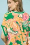 Umgee Abstract Print Oversized Top