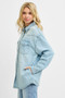 RISEN Western Yoke Style Relaxed Fit Denim Shirts