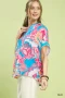 Umgee Abstract Print Oversized Top