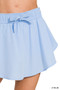 Zenana Soft Woven Active Skorts with Pockets