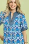 Umgee Mix Tile Print Mini Dress