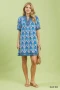 Umgee Mix Tile Print Mini Dress