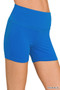 Brushed Microfiber Wide Waistband Biker Shorts