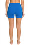 Brushed Microfiber Wide Waistband Biker Shorts
