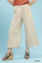Umgee Pinstripe Wide Leg Pants