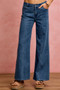 SO ME Seam Detail Mid Rise Stretch Denim Jeans