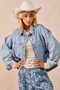BiBi Ruffles Detail Flower Lace Top