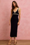 SO ME Knit Sweater Maxi Sleeveless Bodycon Resort Dress