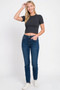 Zenana Seamless Cropped Short Sleeve T-Shirt
