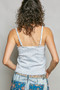 POL Floral Printed Lightweight Ribbed Knit Cami